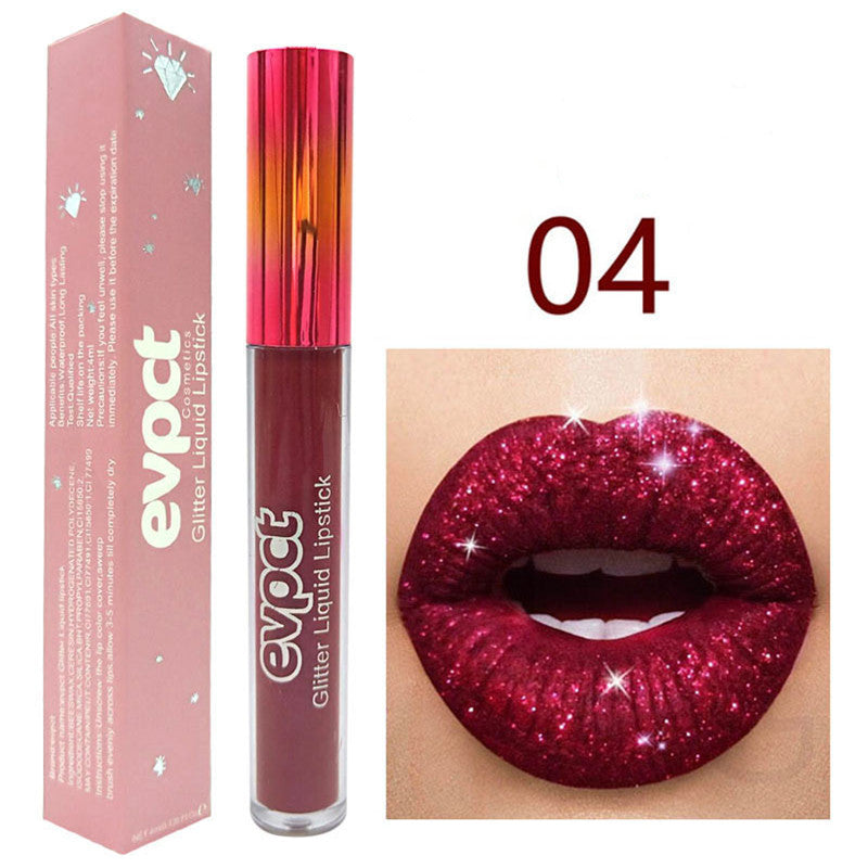 Metallic Lip Gloss Lipstick – Shiny Mirror Metallic Lip Color 💄✨