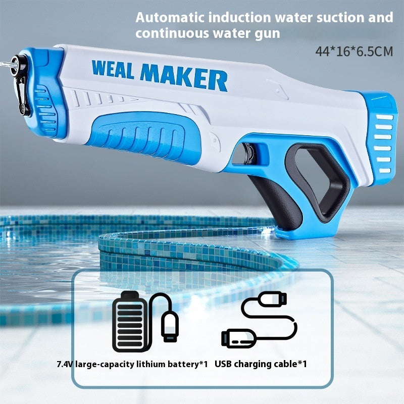 🦖💦 Dinosaur Electric Water Gun – Automatic Water-Absorbing Waterproof Water Blaster Toy for Kids & Outdoor Play
