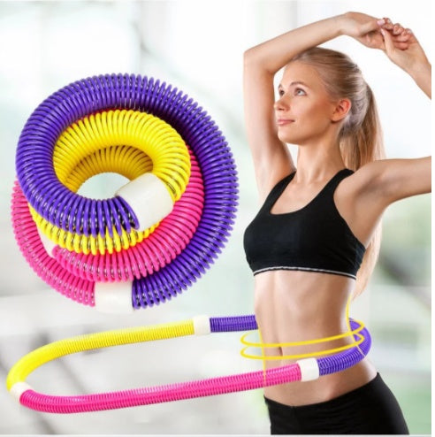Soft Weighted Fitness Hoop for Home Workouts