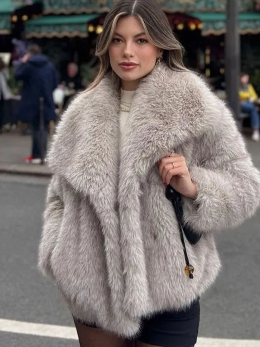 Cozy Plush Coat for Winter