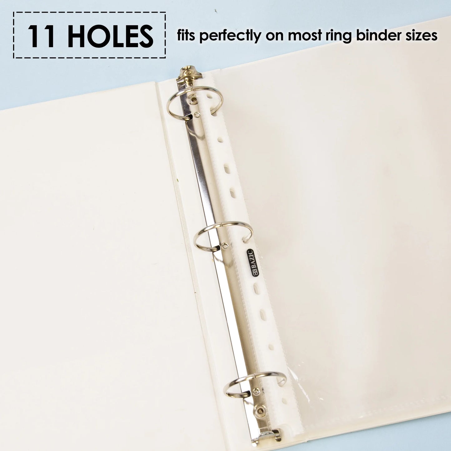 Sheet Protectors Economy 11 Hole Binder Sleeves (100-Count/Pack)