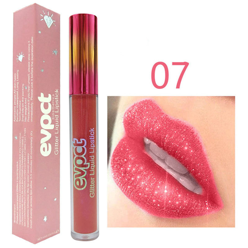 Metallic Lip Gloss Lipstick – Shiny Mirror Metallic Lip Color 💄✨