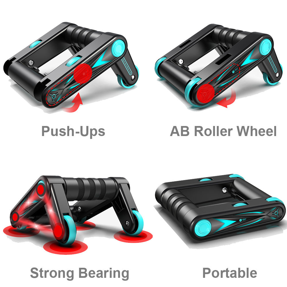 AB Roller Wheel and Push up Bars