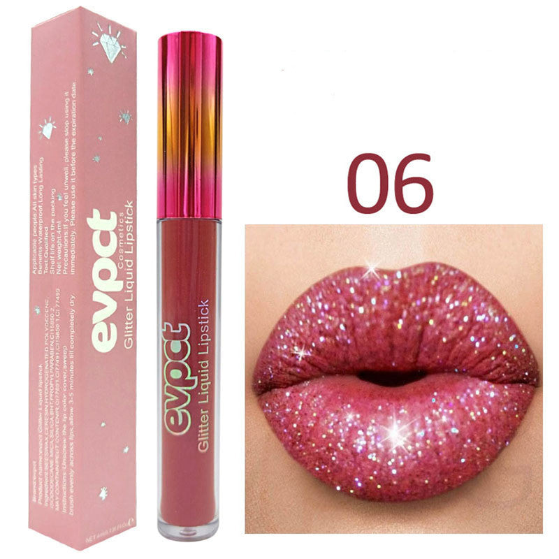 Metallic Lip Gloss Lipstick – Shiny Mirror Metallic Lip Color 💄✨