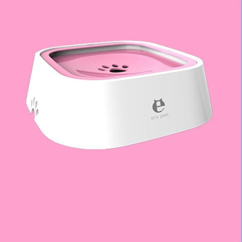 1.58 qt. Cat Dog Water Bowl Carried Floating Bowl Anti-Overflow Slow Water Feeder Dispenser Pet Fountain ABS&PP Dog Supplies