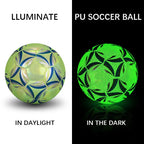 Luminate Soccer Practice Football Glowing Training Ball g8central.com
