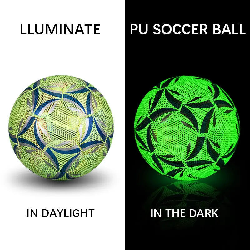 Luminate Soccer Practice Football Glowing Training Ball g8central.com