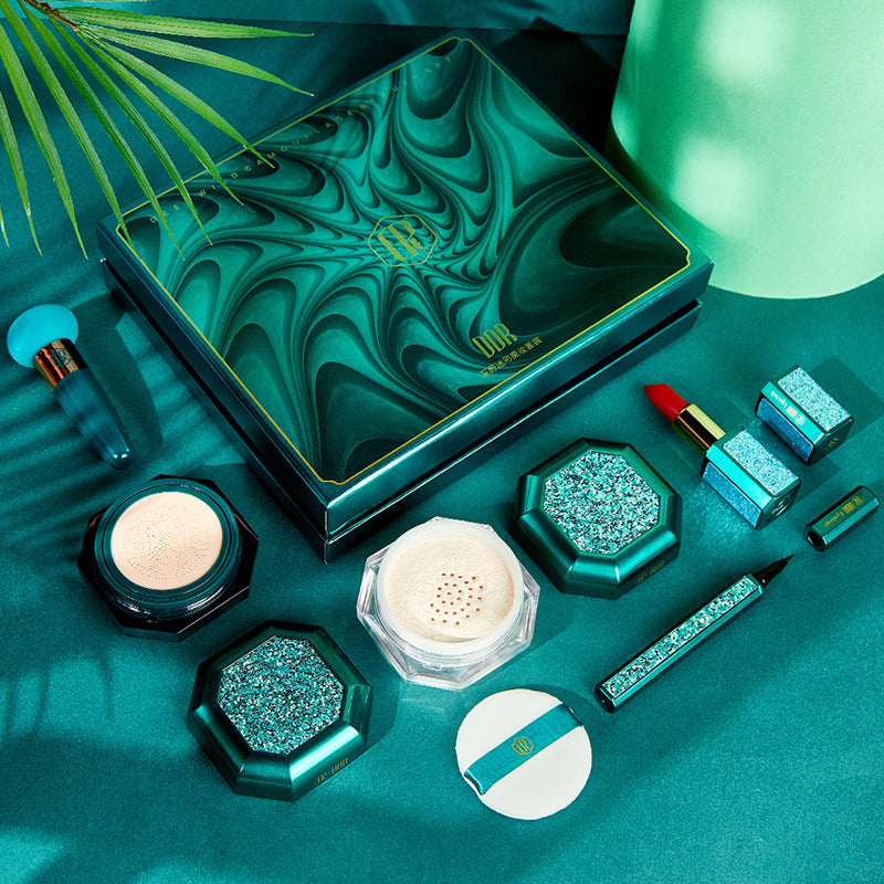 Beauty Makeup Set – Cushion BB Cream, Lipstick & Eyeliner Kit 💄