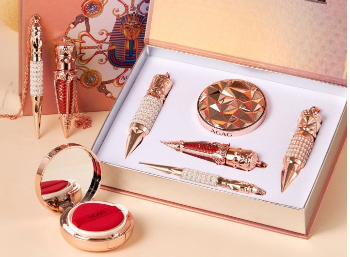 AGAG Queen Scepter Makeup Set – Air Cushion Lipstick Adoration Gift Box 💄