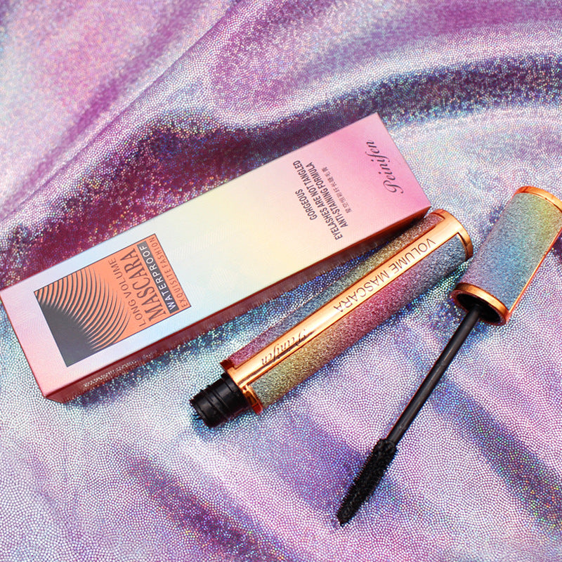 Starry Sky Slim Waterproof Mascara – Lengthening & Volumizing Smudge-Proof Black Mascara ✨