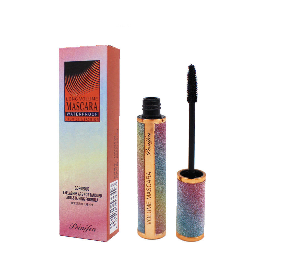 Starry Sky Slim Waterproof Mascara – Lengthening & Volumizing Smudge-Proof Black Mascara ✨