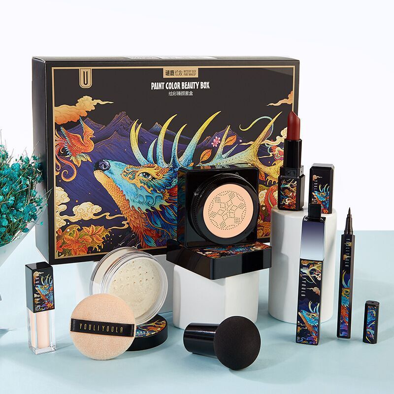 Student Beginner Makeup Set – 7-Piece Cosmetic Beauty Kit 💄