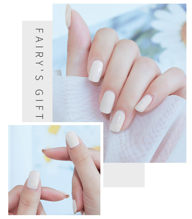 🍒 Odorless Baking-Free Nail Polish – Non-Peelable Oily Cherry Color Nail Polish
