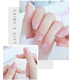 🍒 Odorless Baking-Free Nail Polish – Non-Peelable Oily Cherry Color Nail Polish