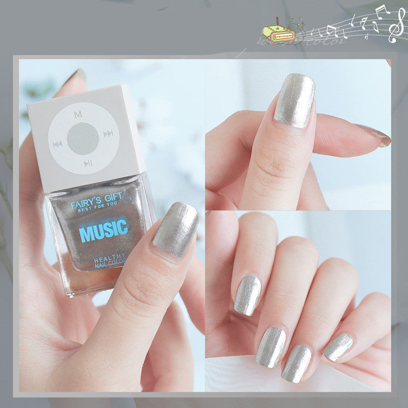 🍒 Odorless Baking-Free Nail Polish – Non-Peelable Oily Cherry Color Nail Polish