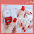 🍒 Odorless Baking-Free Nail Polish – Non-Peelable Oily Cherry Color Nail Polish
