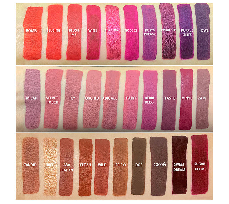 Neutral Velvet Matte Lip Glaze – Long Lasting Waterproof Liquid Lipstick 💄✨
