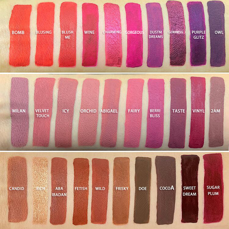 Neutral Velvet Matte Lip Glaze – Long Lasting Waterproof Liquid Lipstick 💄✨