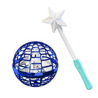 Flying Ball Spinner Hand Controlled Spinner Toy Drone Helicopter 360 Rotating Mini UFO With Light Kids Gifts