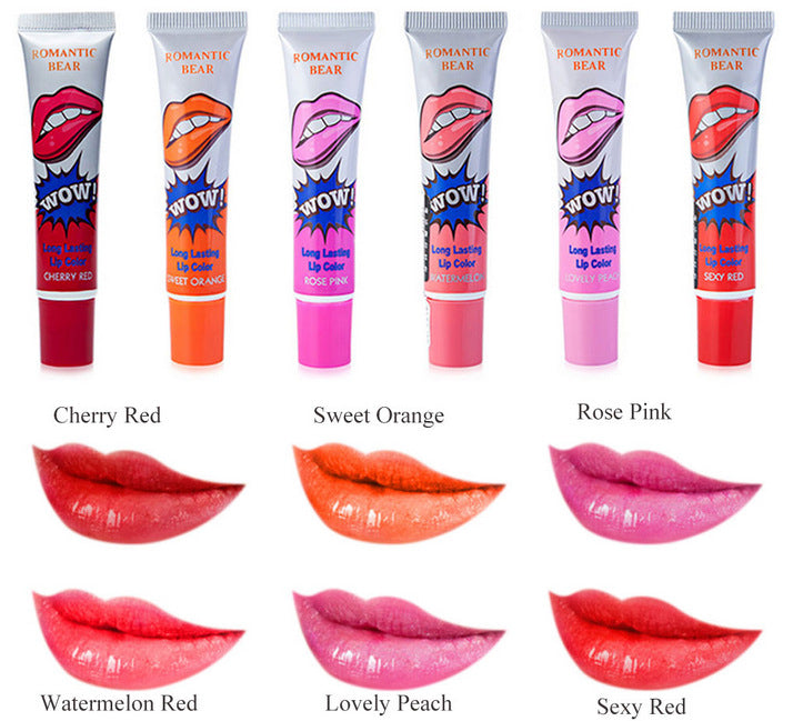Color Fast Tear-Off Lip Gloss – Long Lasting Peel-Off Lip Tint 💄✨