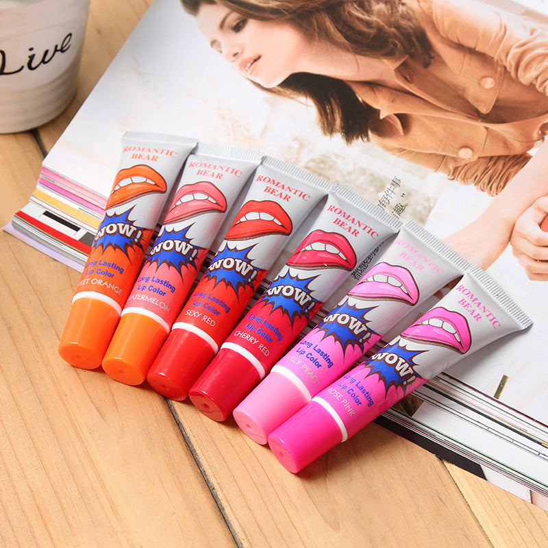 Color Fast Tear-Off Lip Gloss – Long Lasting Peel-Off Lip Tint 💄✨