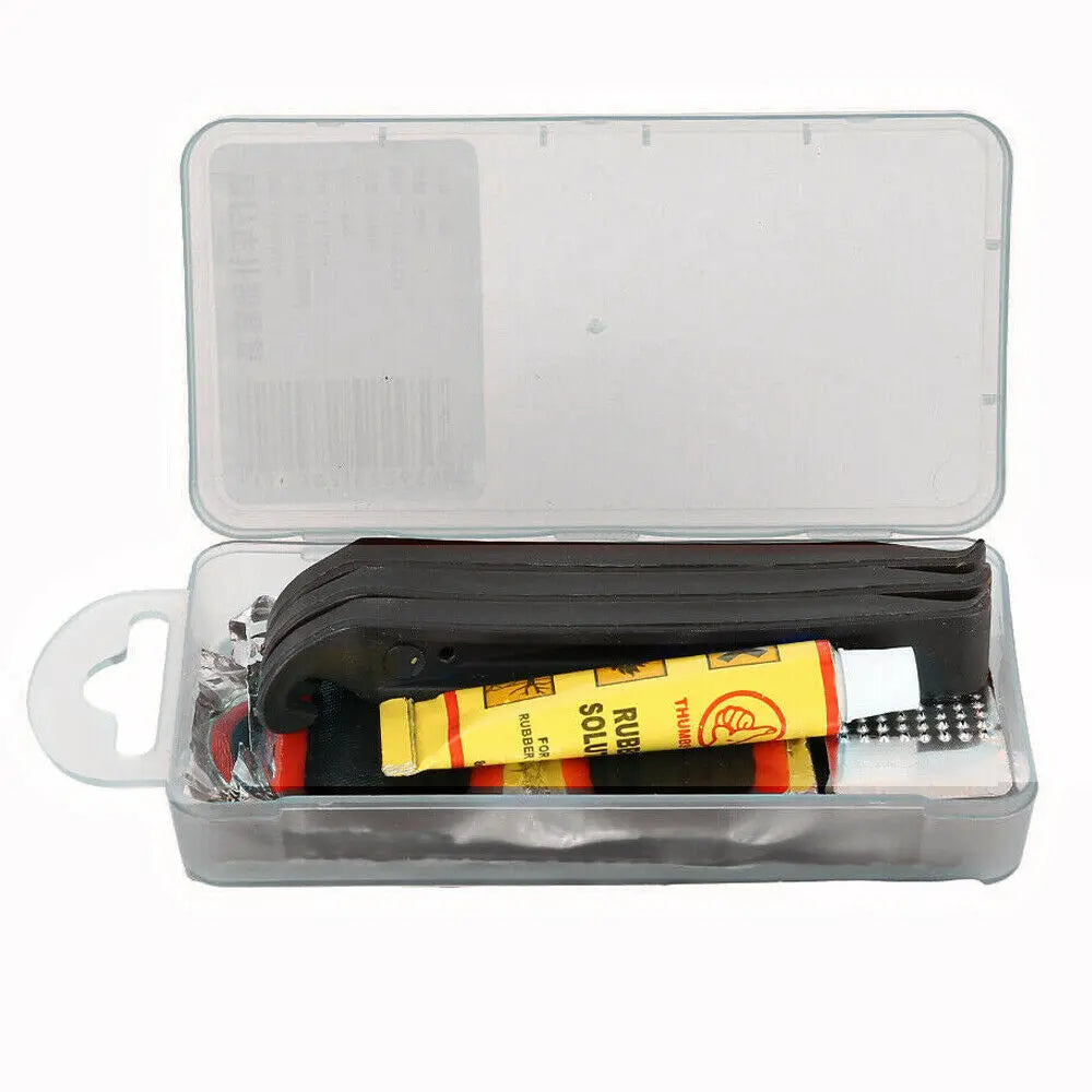 Bike Patch Kit Bicycle Tire Repair Inner Tube Fix Puncture Glue Patches Tool Set g8central.com