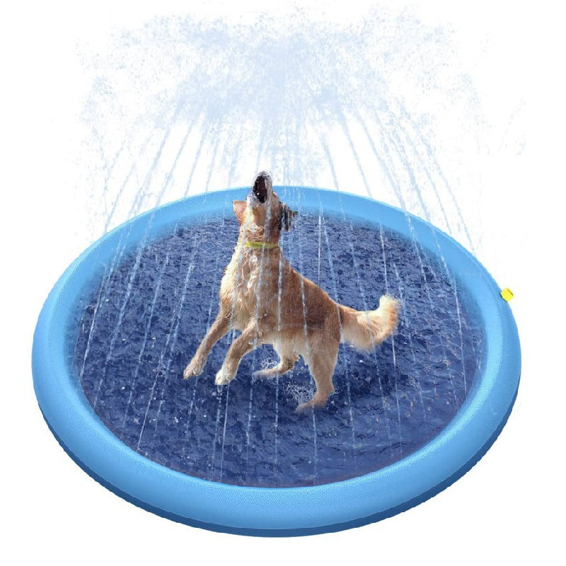 Kid Pet Simulation Sea Level Outdoor Inflatable Splash Mat Water Spray Game Pad Kids Educational Toys For Children Gift