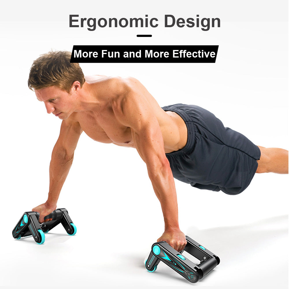 AB Roller Wheel and Push up Bars