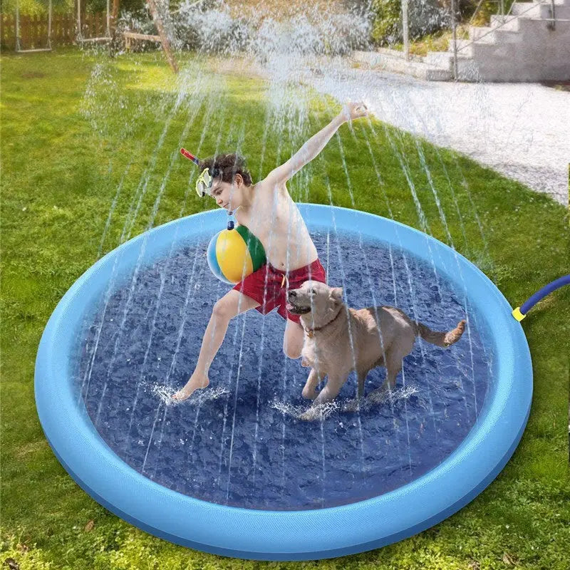 Kid Pet Simulation Sea Level Outdoor Inflatable Splash Mat Water Spray Game Pad Kids Educational Toys For Children Gift G8Central.com