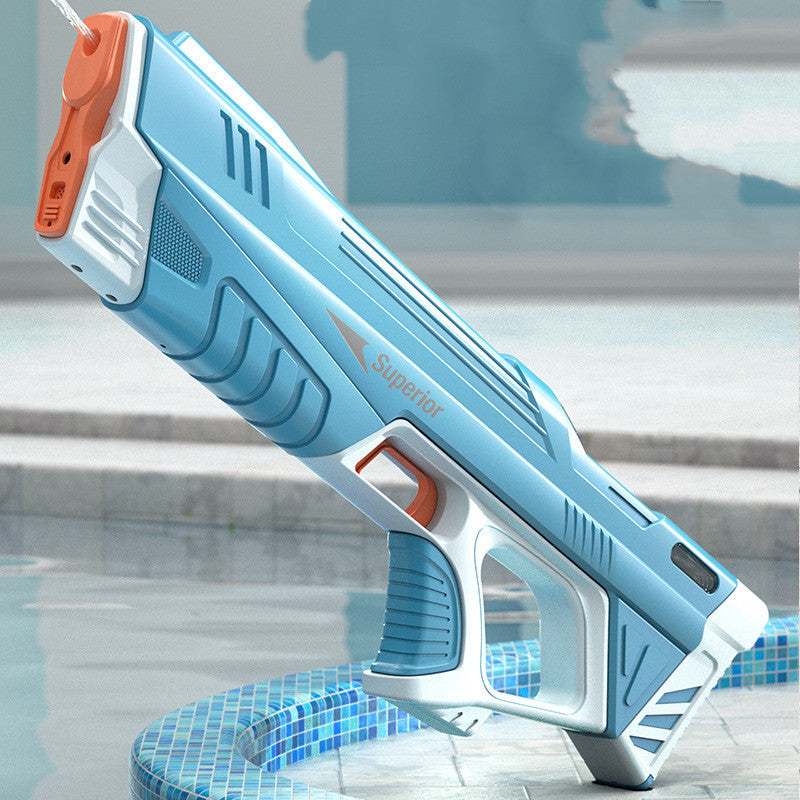 💦⚡ Full Automatic Electric Water Gun – High-Tech Induction Water-Absorbing Blaster for Summer Beach & Outdoor Water Fights