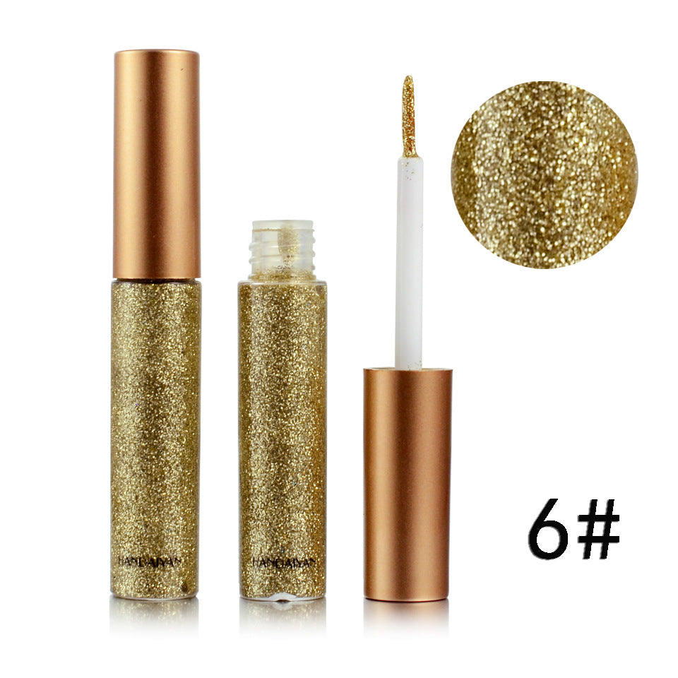 Stage Nightclub Glitter Liquid Eyeshadow – Waterproof Shiny Sequins Eye Makeup ✨