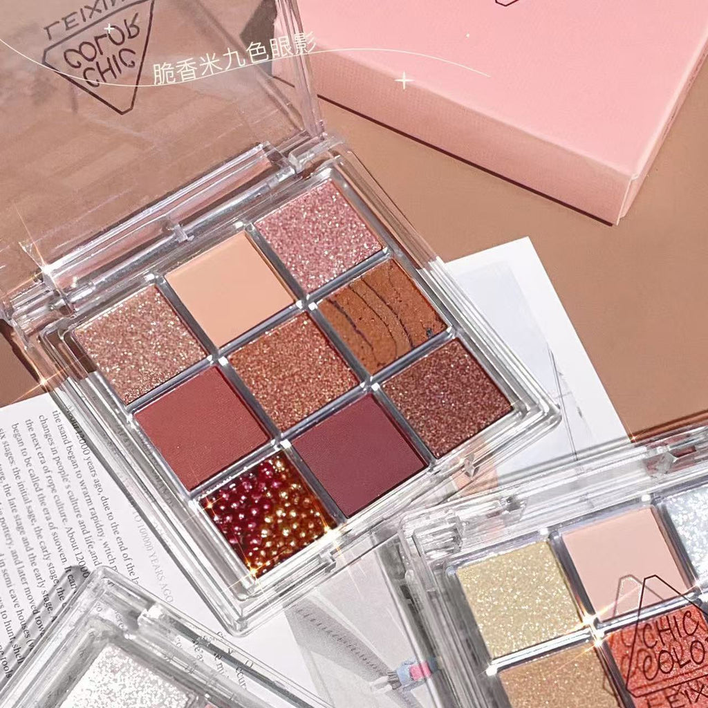 Daily Nude Makeup Eye Shadow Plate – Natural Neutral Eyeshadow Palette ✨