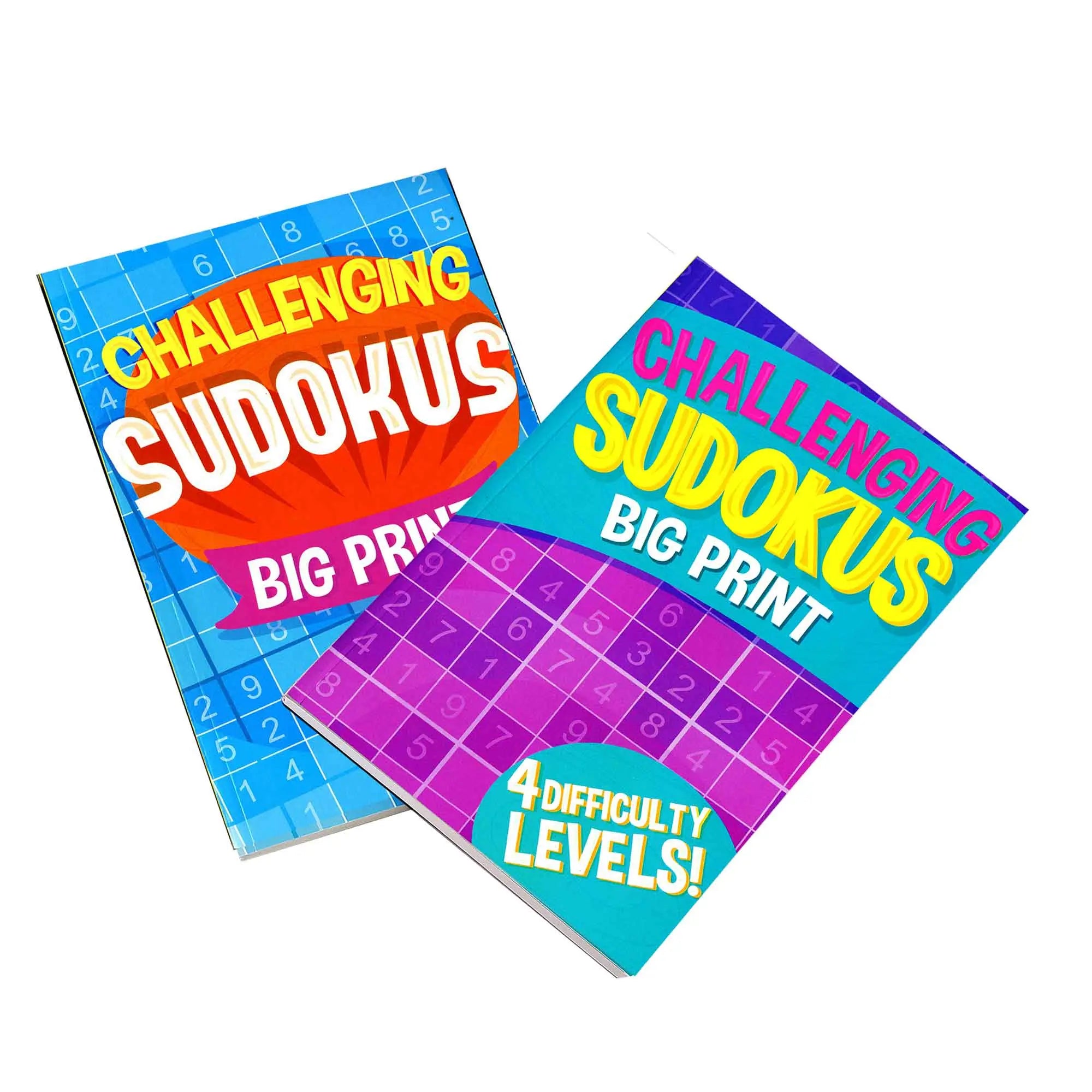Puzzle Book| Vision ST Challenging SUDOKUS Big Print Sudoku Puzzle Books | DIGEST Size G8Central.com