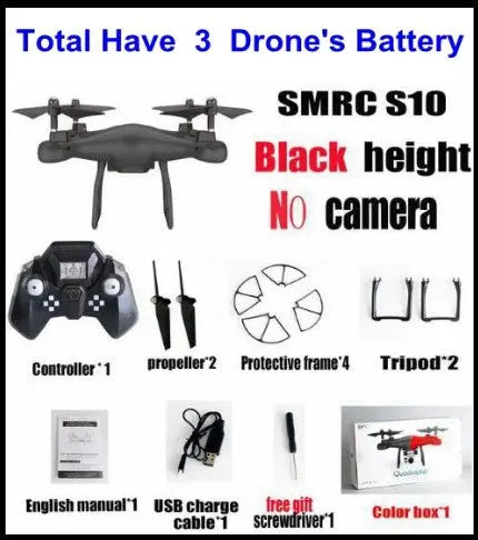 Sales Promotion WiFi 2MP Camera With S10 SMRC FPV Quadcopter Drone Helicopter UAV Micro Remote Control Toy RACER KIT Aircraft G8Central.com