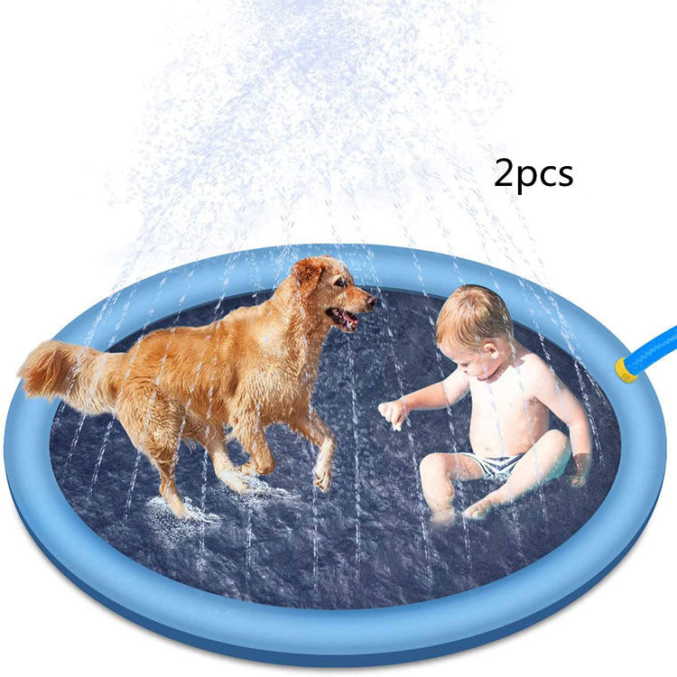 Kid Pet Simulation Sea Level Outdoor Inflatable Splash Mat Water Spray Game Pad Kids Educational Toys For Children Gift