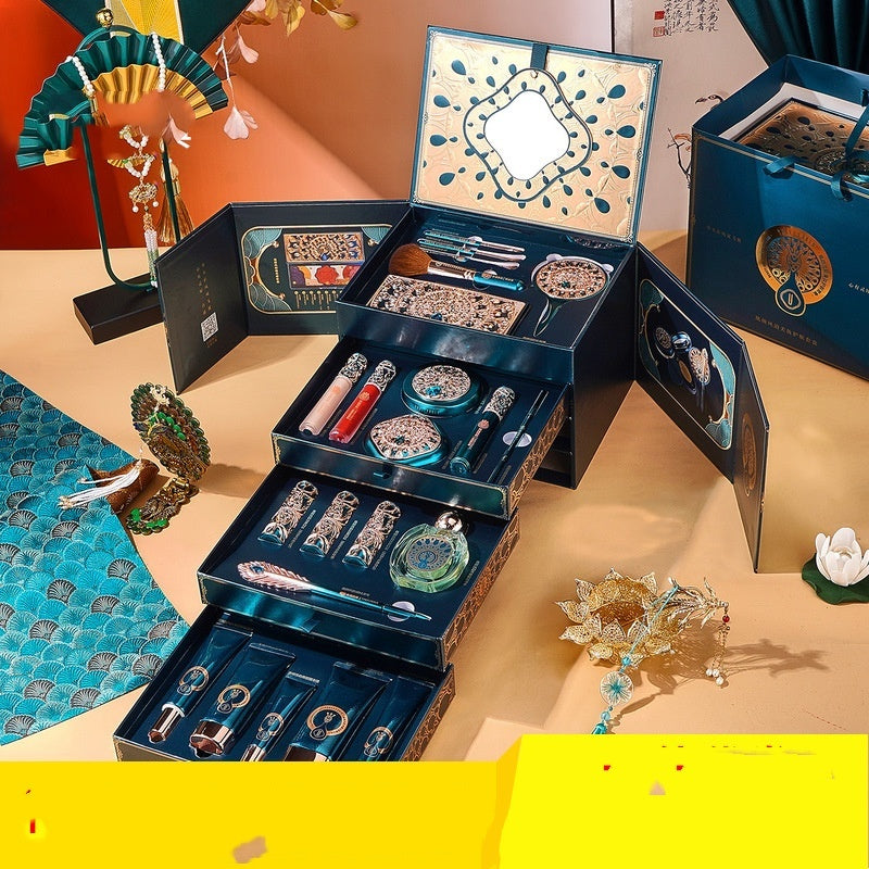 Yan Fengyun 22-Piece Oriental Makeup Set – Complete Beauty Gift Box 💄