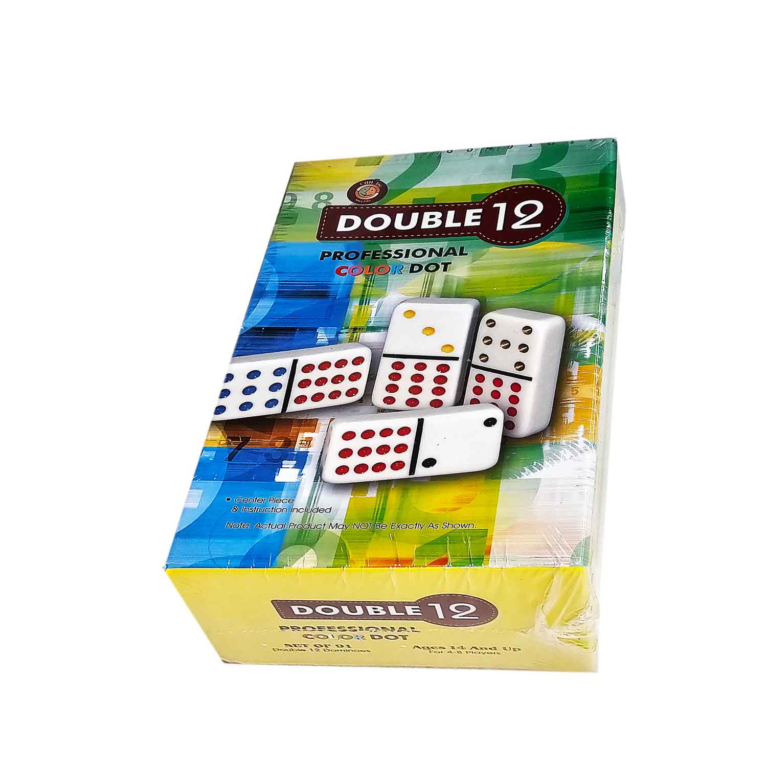 Double 12 Professional Color Dot Dominoes