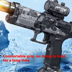 Fire Rat Electric Water Pistol with LED Light - Fully Automatic Water Gun for Summer Fun, Sports, and Kids' Gifts