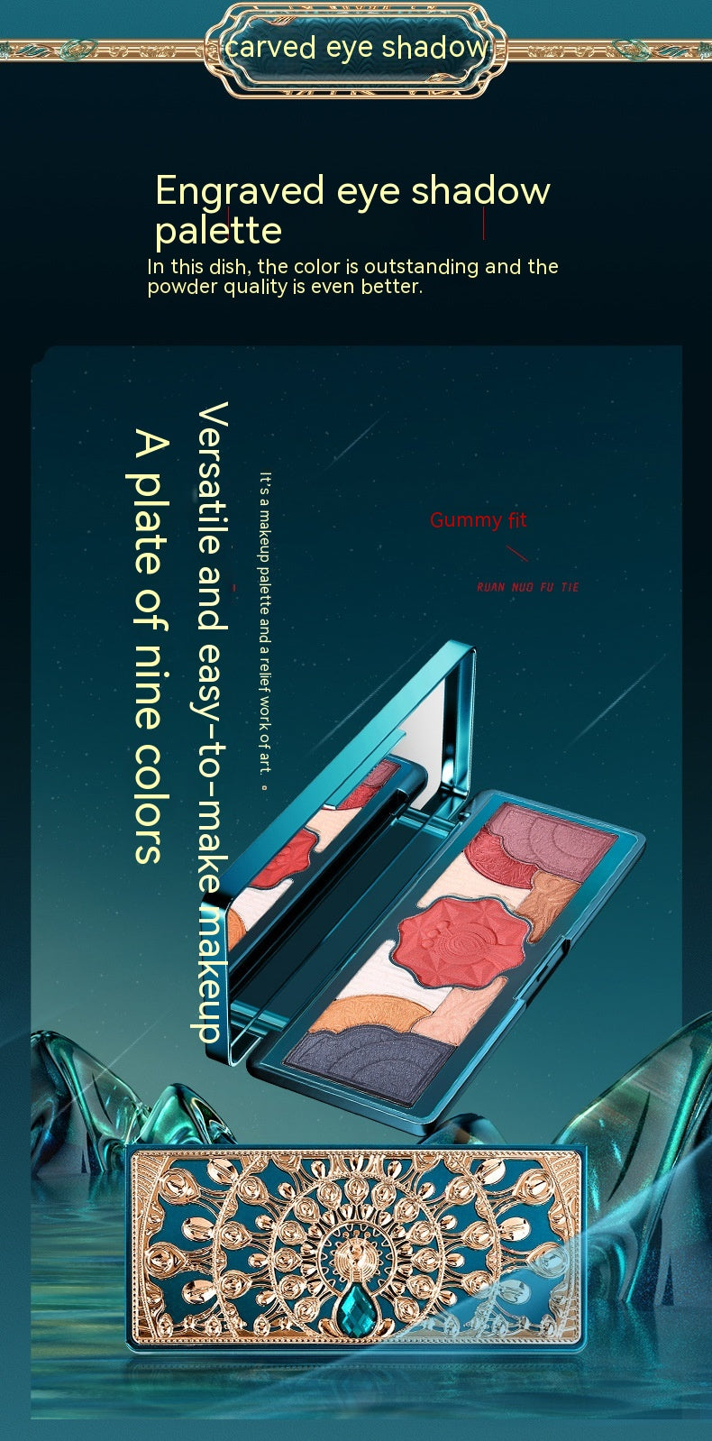 Yan Fengyun 22-Piece Oriental Makeup Set – Complete Beauty Gift Box 💄