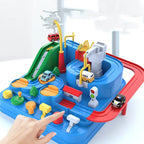 Cars Pass Through Big Adventure Parking Lot Rail Car Toy Car Track Kids Toy G8Central.com