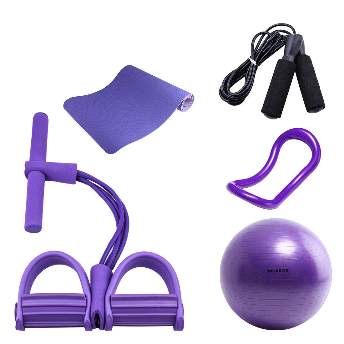 Multifunction Fitness Pedal Resistance Band