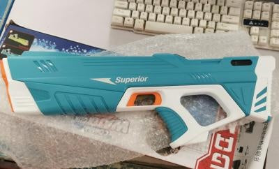 💦⚡ Full Automatic Electric Water Gun – High-Tech Induction Water-Absorbing Blaster for Summer Beach & Outdoor Water Fights