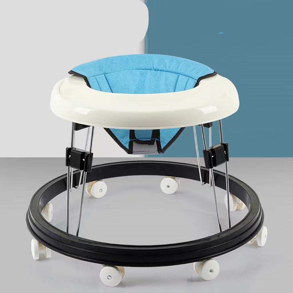 Multifunctional Baby Walker with Anti-Rollover Design & Music | 9-Height Adjustable Infant Walker (6–36 Months)