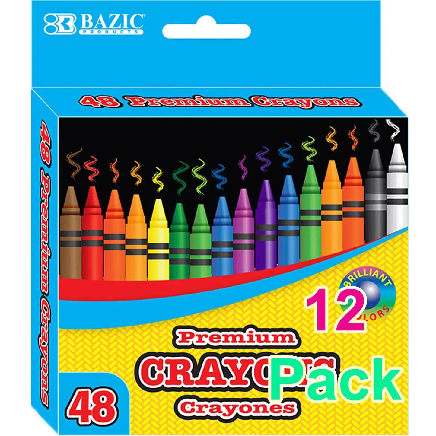 Premium Color Crayons Coloring Set | 48-Count - g8central.com