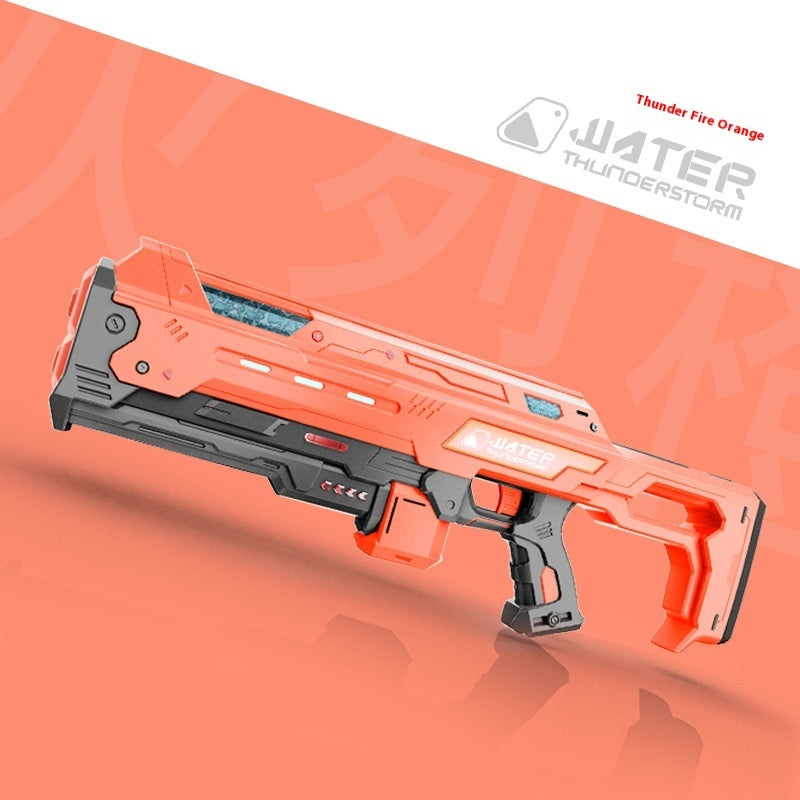 💦⚡ Automatic Water Feeding Pulse Electric Water Gun – High-Power Rechargeable Water Blaster Toy for Outdoor Fun