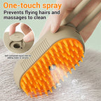 🐾✨ 3-in-1 Cat Steam Brush & Steamy Dog Brush | Electric Spray Pet Grooming Comb 💦 | Massage, Hair Removal & Deshedding Tool