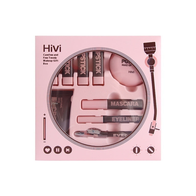 Lipstick Powder Beauty Gift Set – Complete Makeup Kit with Lipstick, Face Powder & Beauty Essentials 💄✨