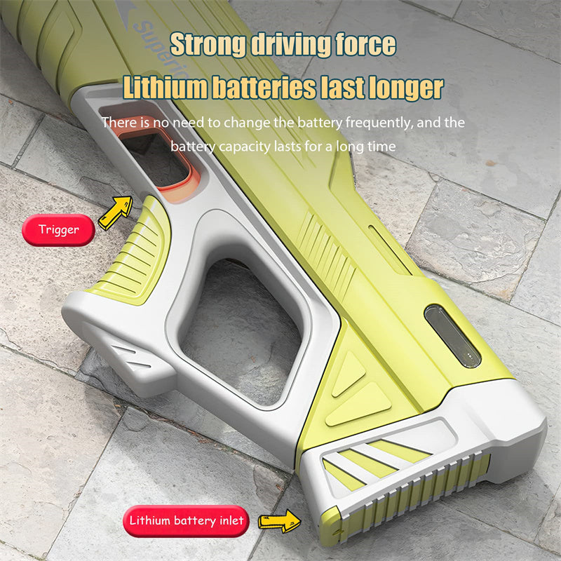 💦⚡ Full Automatic Electric Water Gun – High-Tech Induction Water-Absorbing Blaster for Summer Beach & Outdoor Water Fights