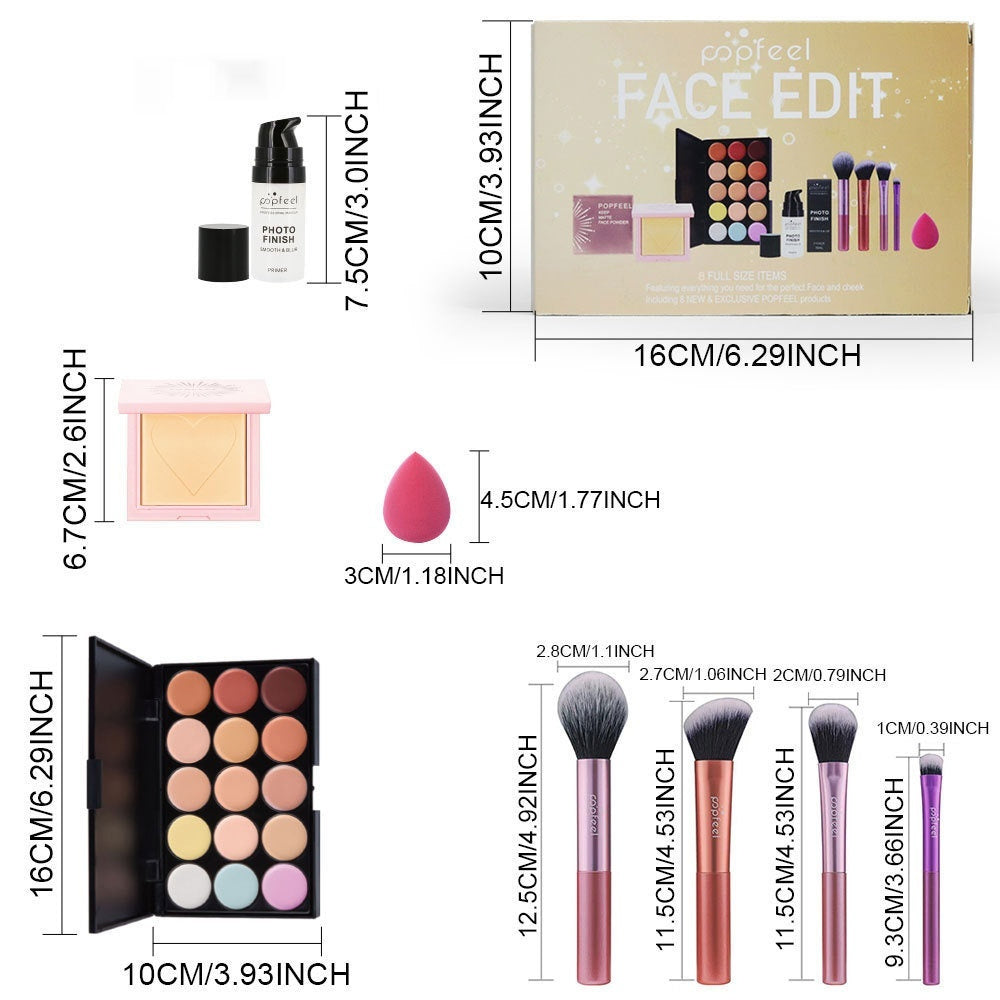 POPFEEL Makeup Set Eye and Face Kit – All-in-One Full Makeup Collection 💄✨