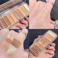 9 Color Daily Eyeshadow Palette – Natural Matte & Shimmer Eye Makeup ✨